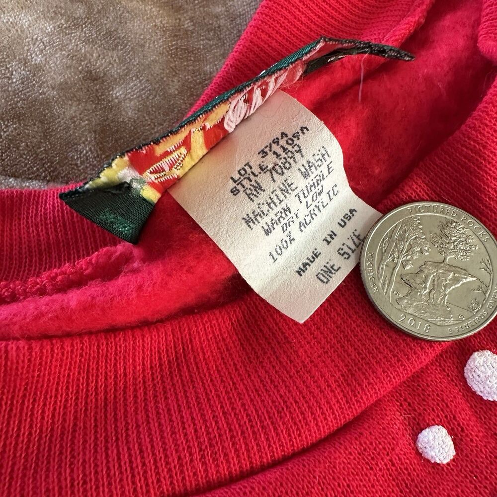 Vintage Starlit Nights Long Sleeve Christmas  Sleep Shirt Nightgown One Size - Picture 4 of 6